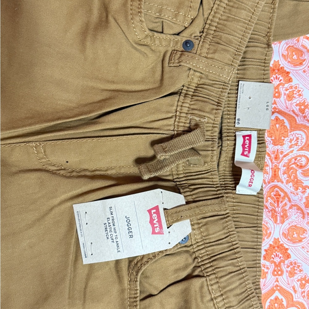 Levi's khaki joggers